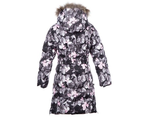 Пальто дитяче Huppa YASMINE 12020055 білий з принтом 122 (4741468682280)