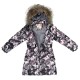 Пальто дитяче Huppa YASMINE 12020055 білий з принтом 122 (4741468682280)