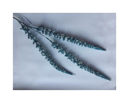 Декоративна гілка YES! Fun Колоски 83 см, блакитна, гліттер (974577)