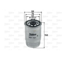 Фільтр паливний Valeo 587741