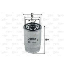 Фільтр паливний Valeo 587741