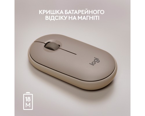 Мишка Logitech M350 Wireless Sand (910-006751)