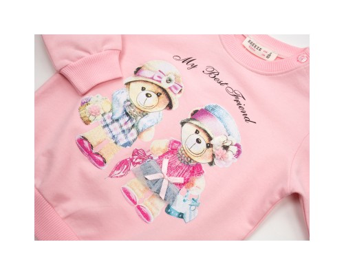 Набір дитячого одягу Breeze з ведмедиками (16102-104G-pink)