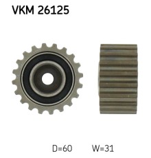 Ролик натягувача ременя SKF VKM 26125