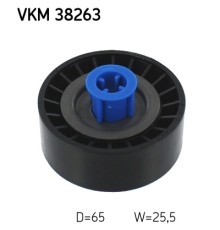 Ролик натягувача ременя SKF VKM 38263