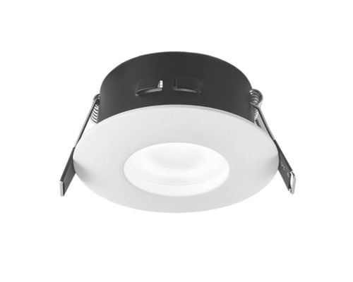 Світильник точковий Videx під лампу GU10 врізний Круглий Білий IP54 (VL-SPF10R-W)