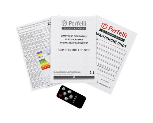 Витяжка кухонна Perfelli BISP 6773 WH 1100 LED Strip