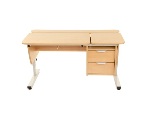 Парта Pondi Школяр трансформер з тумбою клен-біла (КЛ120БЛ)