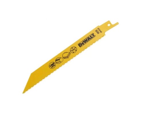 Полотно DeWALT для шабельних пилок, універсальне, 152 мм, 10-14 TPI, 5 шт (DT2348)