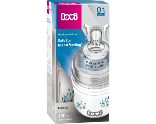 Пляшечка для годування Lovi Trends Botanic 120 мл (21/586)
