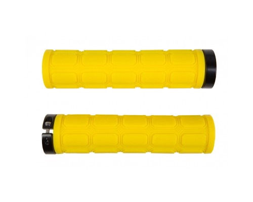 Гріпси Velotrade 130 мм BC-GR6410 Yellow/Black AL (GRI-302)