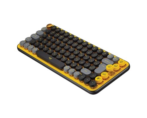 Клавіатура Logitech POP Keys Wireless Mechanical Keyboard UA Blast Yellow (920-010735)