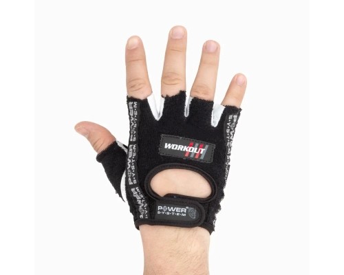 Рукавички для фітнесу Power System Workout PS-2200 Black XS (PS-2200_XS_Black)