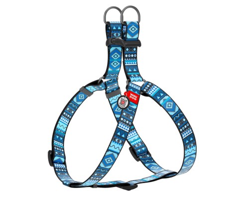 Шлея для собак WAUDOG Nylon анатомічна з QR паспортом 