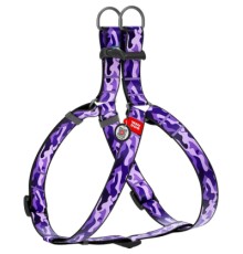 Шлея для собак WAUDOG Nylon з QR паспортом анатомічна 