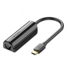Перехідник USB3.1 Type-C to Ethernet RJ45 1000 Mb Gigabit Vention (CFBBB)