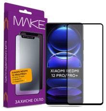 Скло захисне MAKE Xiaomi Redmi Note 12 Pro 5G (MGF-XRN12P5G)