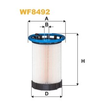 Фільтр паливний Wixfiltron WF8492