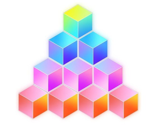 Світильник Govee H6066 Glide Hexa Pro LED Light Panels 10шт RGB Білий (H6066302)
