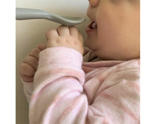 Набір дитячого посуду MinikOiOi Scooper ложка силіконова (Mellow Yellow) (101140006)