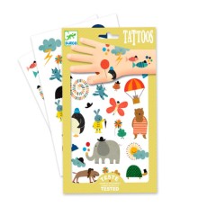 Набір для творчості Djeco Забавні маленькі картинки наклейки на тіло (DJ09579)