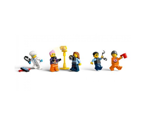 Конструктор LEGO City Пересувна поліцейська криміналістична лабораторія 674 деталей (60418)