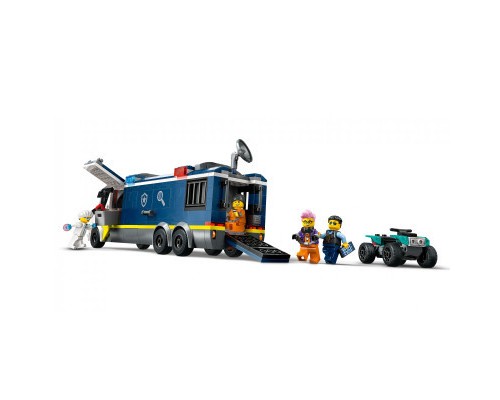 Конструктор LEGO City Пересувна поліцейська криміналістична лабораторія 674 деталей (60418)