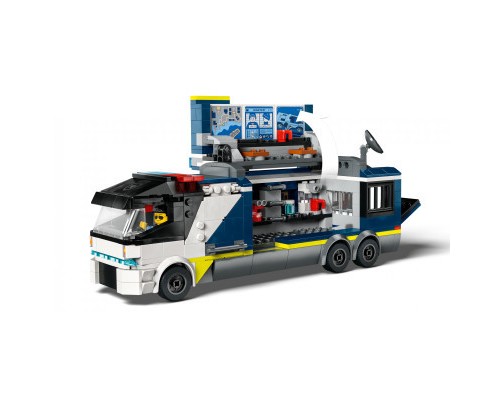 Конструктор LEGO City Пересувна поліцейська криміналістична лабораторія 674 деталей (60418)