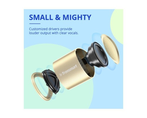 Акустична система Tronsmart Nimo Mini Speaker Gold (985908) 