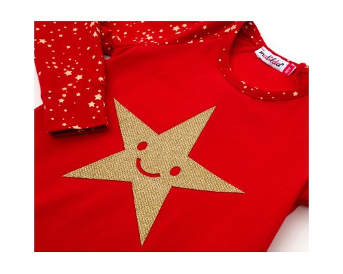 Піжама дитяча Matilda із зірочкою (8981-2-98G-red)