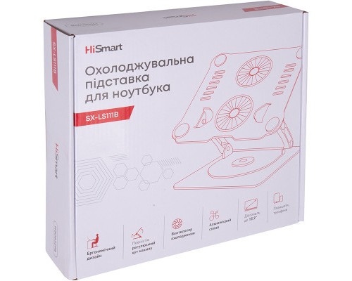Підставка до ноутбука HiSmart SX-LS111B (HS083298)