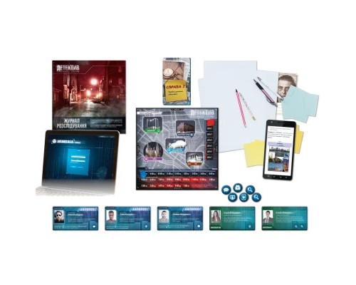 Настільна гра Geekach Games Детектив. Сучасне розслідування (Detective: A Modern Crime Board Game) (GKCH174dt)