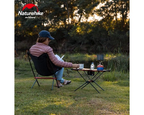 Туристичний стіл Naturehike полегшений NH19Z027-Z сітка/ карбон чорний (6976023920400) Туристичний стіл Naturehike полегшений NH19Z027-Z сітка/ карбон чорний (6976023920400)