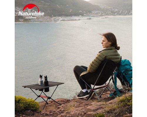 Туристичний стіл Naturehike полегшений NH19Z027-Z сітка/ карбон чорний (6976023920400) Туристичний стіл Naturehike полегшений NH19Z027-Z сітка/ карбон чорний (6976023920400)