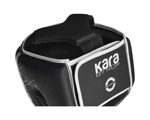 Боксерський шолом RDX F6 KARA Matte White XL (HGR-F6MW-XL)