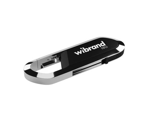 USB флеш накопичувач Wibrand 16GB Aligator Black USB 2.0 (WI2.0/AL16U7B) 
