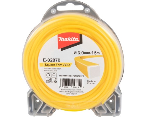 Жилка косильна Makita 3мм 15м (E-02870)