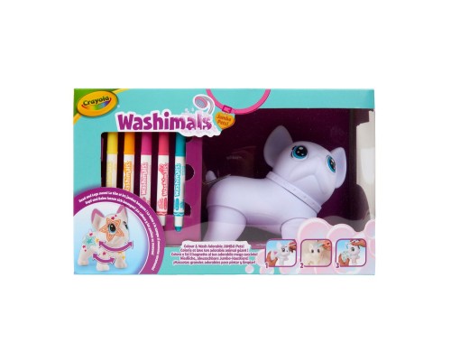 Набір для творчості Crayola Washimals Пес-велетень З фломастерами 5 шт (74-0227)