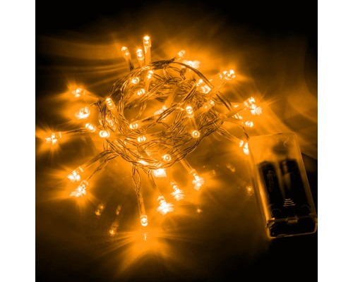 Гірлянда YES! Fun Нитка 41 LED Жовта 2.8 м статична На батарейках (975055)