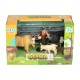 Фігурка Kids Team набір Ферма фермерка, страус, козел, козеня (Q9899-X20_2)