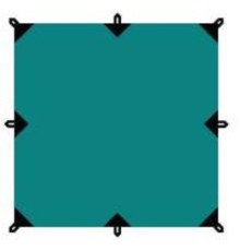 Тент Tramp 3х3 Green (UTRT-100)