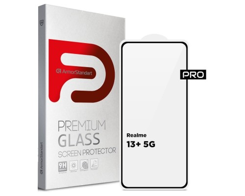 Скло захисне Armorstandart Pro Realme 13+ 5G Black (ARM80504)