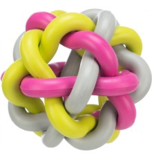 Іграшка для собак Trixie М'яч-клубок Гума 10 см (4011905326221)