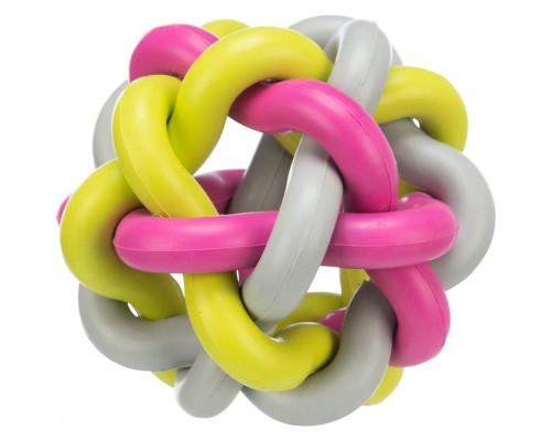 Іграшка для собак Trixie М'яч-клубок Гума 10 см (4011905326221)