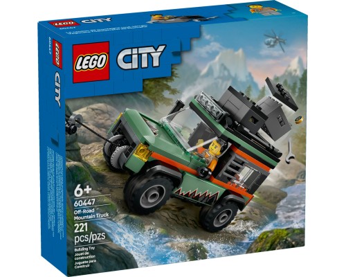 Конструктор LEGO City Позашляхова гірська вантажівка 4x4 (60447)