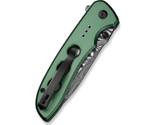 Ніж Civivi Hyperpulse Damascus Red Aluminum (C23087A-DS1)