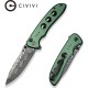 Ніж Civivi Hyperpulse Damascus Red Aluminum (C23087A-DS1)