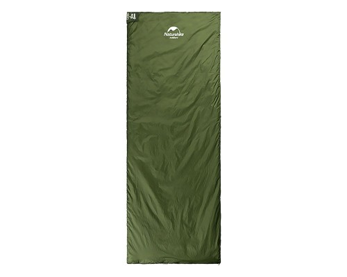 Спальний мішок Naturehike LW180 NH21MSD04 лівий, p-p XL, темно-зелений (6927595786956-L)
