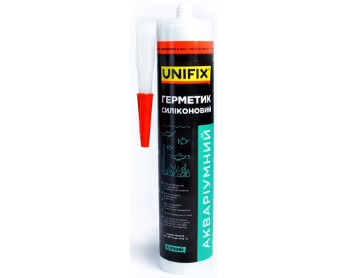 Герметик автомобільний Unifix акваріумний (чорний) 280 мл