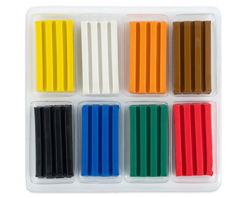 Пластилін Kite Hot Wheels восковий, 8 кольорів, 160 г (HW25-082)